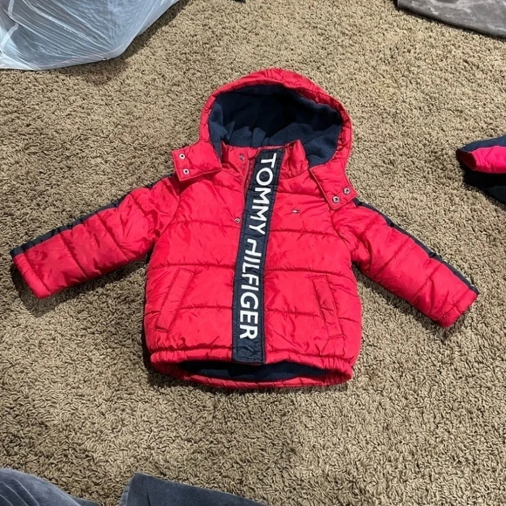 Tommy Hilfiger Red Kids Puffer Jacket